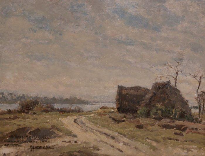 Luigi Comolli (1893-1976) - Lungo il Ticino, Antiek en Kunst, Kunst | Schilderijen | Klassiek