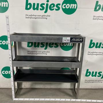Aluca aluminium bedrijfswageninrichting gebruikt (nr 2436) beschikbaar voor biedingen
