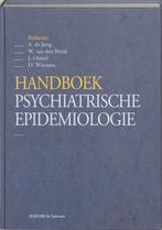 Handboek psychiatrische epidemiologie druk 1 9789035220812, Boeken, Psychologie, Zo goed als nieuw