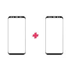 DuoPack: Samsung Galaxy S8 Plus screenprotector gehard glas, Telecommunicatie, Nieuw, Bescherming