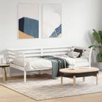 vidaXL Slaapbank zonder matras 90x190 cm massief grenenhout, 90 cm, Eenpersoons, Verzenden, Wit