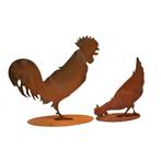 decoratie | Kip en Haan | Roestfiguren voor huis en tuin, Verzenden, Nieuw