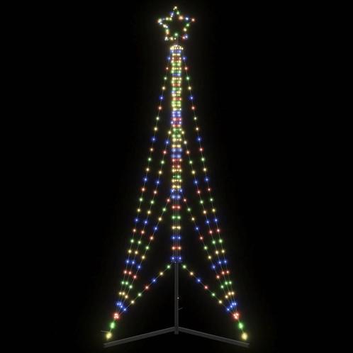 vidaXL LED-kerstboom 483 LEDs kleurrijk 240 cm, Diversen, Kerst, Nieuw, Verzenden