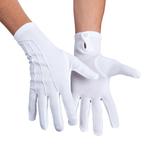 Witte Handschoenenen Drukknoop, Hobby en Vrije tijd, Verzenden, Nieuw
