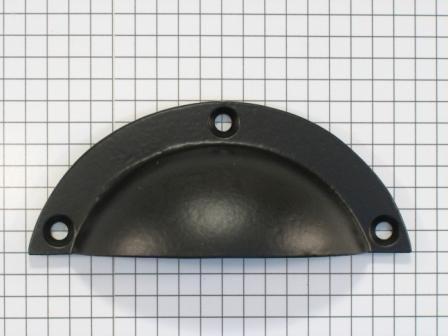 Komgreep massief ijzer zwart midden maat 85 mm, Doe-het-zelf en Verbouw, Hang- en Sluitwerk, Nieuw, Ophalen of Verzenden