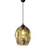 LED Hanglamp - Meteorum XL - Ovaal - Chroom Glas - E27, Huis en Inrichting, Lampen | Hanglampen, Nieuw, Glas, Ophalen of Verzenden
