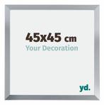 Fotolijst 45x45 cm - Zilver Glans - MDF - Catania, Verzenden, Nieuw