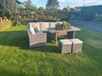 DININGESET/LOUNGESET/TUINSET, Tuin en Terras, Tuinsets en Loungesets, Hocker, Zo goed als nieuw, Loungeset, Wicker