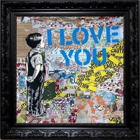 Mr Brainwash (1966) - With all my love (UNQ 1/1), Antiek en Kunst, Kunst | Schilderijen | Modern