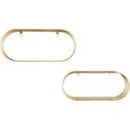 Wandrek - Muurplanken - Trion Yoelle - 2-delig - Goud -, Huis en Inrichting, Ophalen of Verzenden, Nieuw