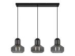 GAMMA Demi - Hanglamp 3-lichts - Mat zwart met rookglas -, Verzenden, Nieuw
