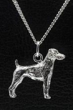 Zilveren Jack russell terrier parson gladhaar ketting han..., Verzenden, Nieuw