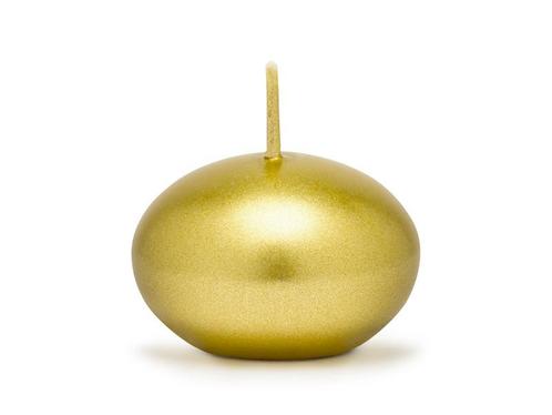 Drijfkaarsen Goud 4cm 50st, Hobby en Vrije tijd, Feestartikelen, Nieuw, Verzenden