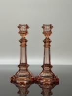 Val Saint Lambert, Luxval - Taperstick (kleine blaker met, Antiek en Kunst, Antiek | Glas en Kristal