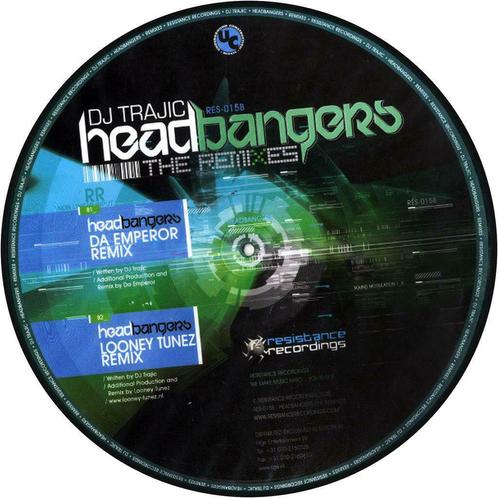DJ Trajic - Headbangers 'the remixes' (picture disc), Cd's en Dvd's, Vinyl | Dance en House, Techno of Trance, Verzenden