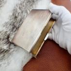 Zilveren sigaretten etui | Vintage (zilveren voorwerpen), Antiek en Kunst, Antiek | Goud en Zilver, Ophalen of Verzenden, Zilver
