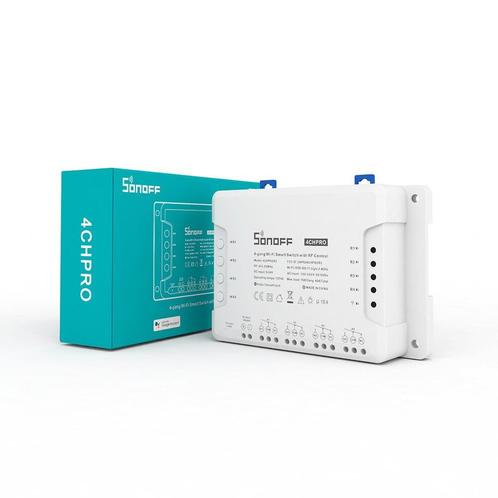 Sonoff 4CH Pro R3 - RF / WiFi Draadloze Smart Switch, Hobby en Vrije tijd, Elektronica-componenten, Verzenden