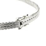 Witgouden armband met saffier en diamant 0,85 ct., Gebruikt, Overige kleuren, Ophalen of Verzenden, Met edelsteen