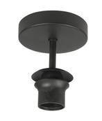 High Light pendel set Ø13 cm voor 1 lampenkap Zwart E27, Ophalen of Verzenden, Nieuw