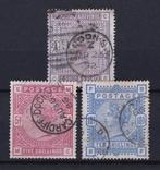 Groot-Brittannië 1883/1884 - set van 3 postzegels Queen, Gestempeld