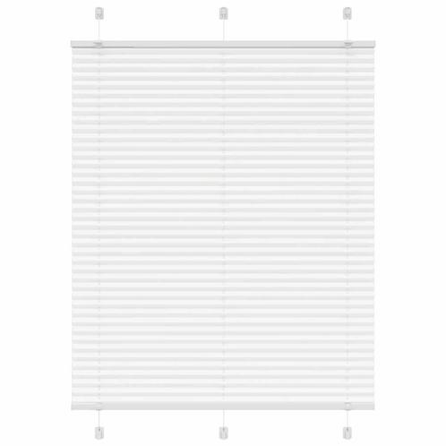 vidaXL Plissé rolgordijn 105x100cm stofbreedte 104,4cm, Huis en Inrichting, Stoffering | Gordijnen en Lamellen, Wit, Nieuw, Verzenden
