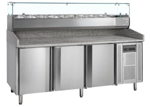 Pizzatafel incl. unit voor toppings pt1300 + vk38-200 | Tefc, Zakelijke goederen, Horeca | Overige, Verzenden
