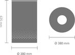 Brabantia Wasmand - met Deksel - 60 l - White / Dark Grey, Huis en Inrichting, Verzenden, Zo goed als nieuw