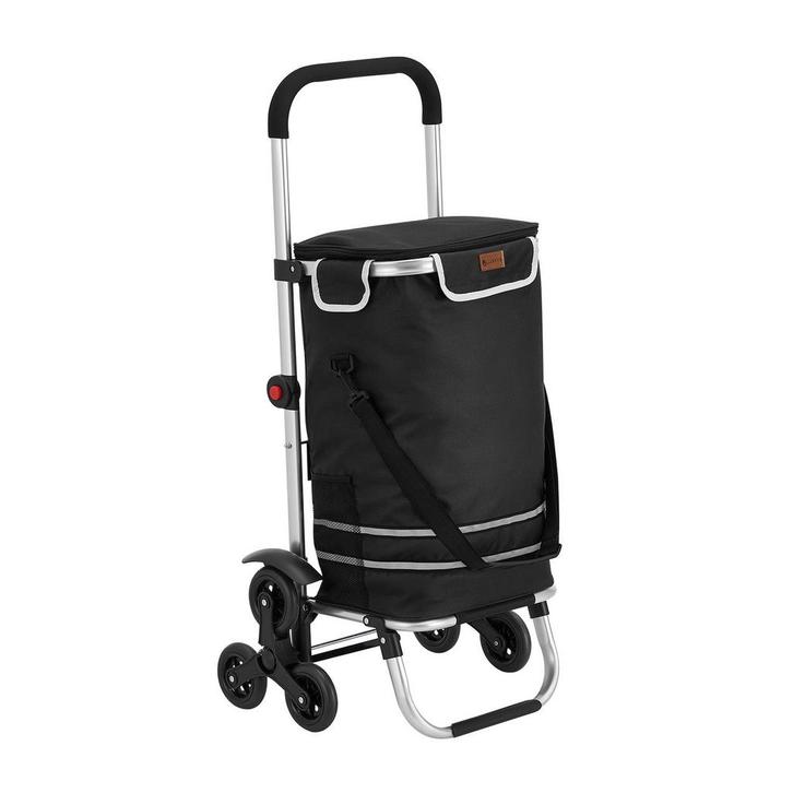 3in1 boodschappentrolley 56L - Voor Trappen - Zwart, Huis en Inrichting, Overige Huis en Inrichting, Nieuw, Verzenden