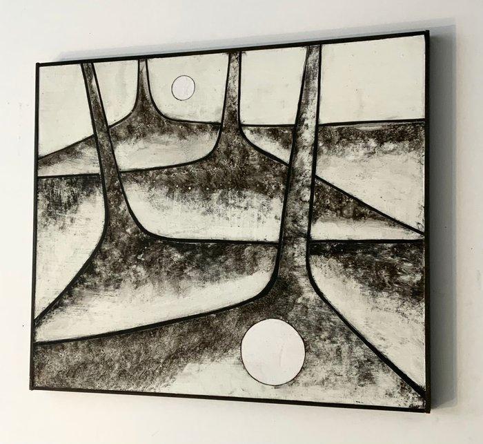 Paulus Noomen - Nature, Antiek en Kunst, Kunst | Schilderijen | Modern