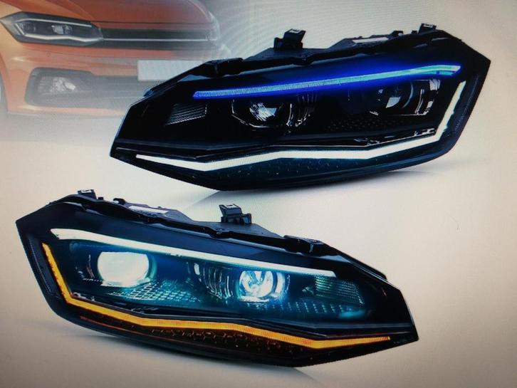 koplampen Volkswagen polo 6, Auto-onderdelen, Verlichting, Nieuw, 3 maanden garantie, Volkswagen, Ophalen of Verzenden