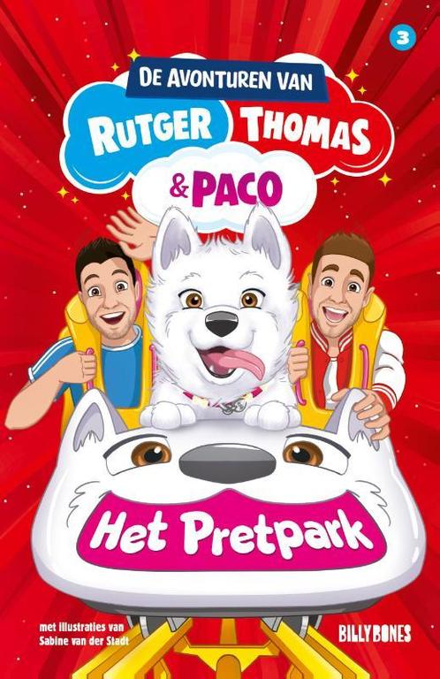 Het Pretpark / De avonturen van Rutger, Thomas en Paco / 3, Boeken, Kinderboeken | Jeugd | onder 10 jaar, Gelezen, Verzenden