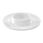 Eierdop met vaste schotel melamine|  Ø9,2cm WACA, Verzenden, Nieuw in verpakking
