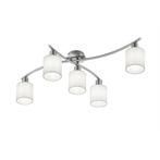 LED Plafondlamp - Trion Gorino - E14 Fitting - 5-lichts -, Ophalen of Verzenden, Nieuw, Metaal