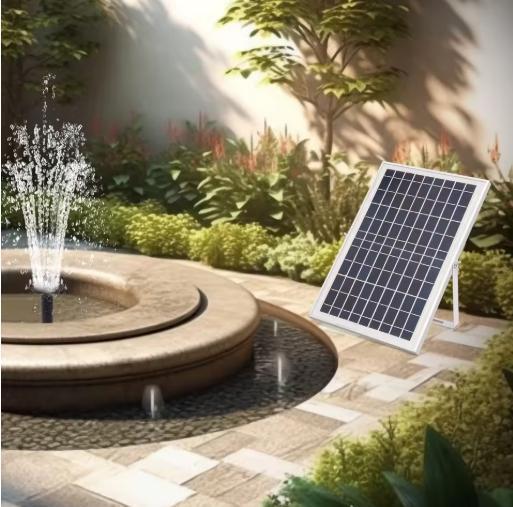 Zonne-waterpomp Fontein Klassiek Vogelbad Tuin Decoratie, Tuin en Terras, Waterpartijen en Fonteinen, Nieuw, Verzenden