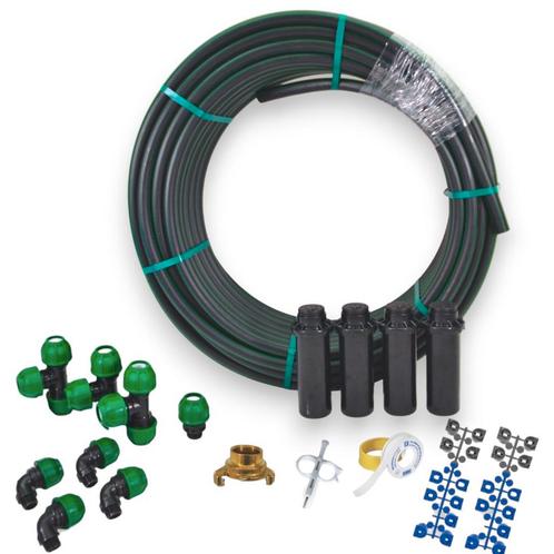 HUNTER sproeiset compleet, 4 sproeiers + 50 mtr 25mm, Tuin en Terras, Tuinsproeiers, Ophalen of Verzenden