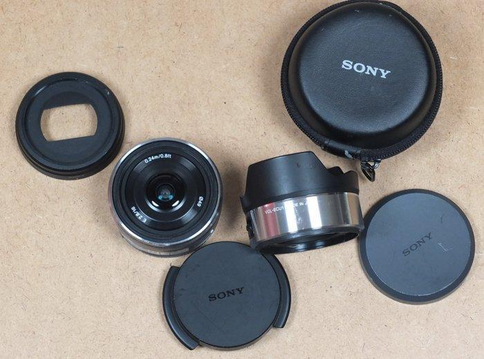 Sony SEL 16mm AF f 2,8 + Sony Ultra wide adapter VCL-ECU1, Audio, Tv en Foto, Fotocamera's Digitaal