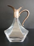 Karaf - Kristal, Metaal - Geen reserveprijs!