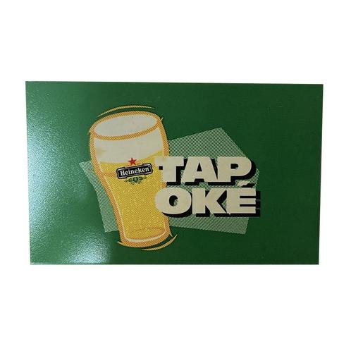 Tapkaart - Tap Oké Heineken, Zakelijke goederen, Horeca | Overige, Ophalen of Verzenden