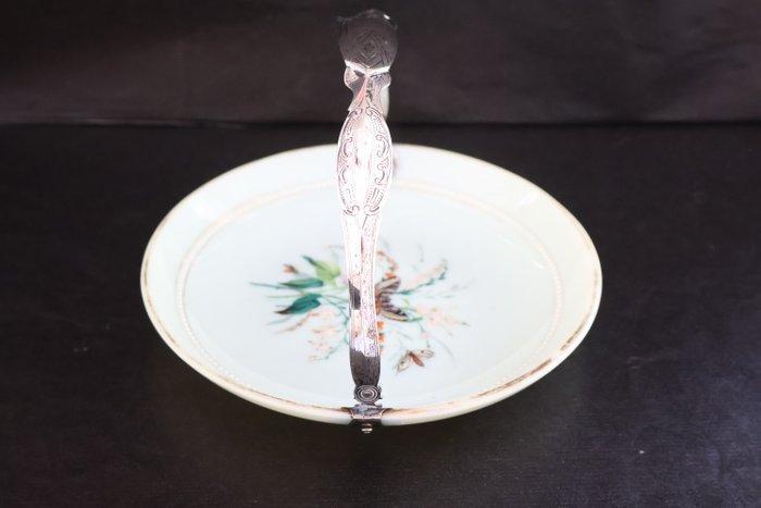Bonbon mand - .835 zilver - Opaline en biedermeier, Antiek en Kunst, Antiek | Goud en Zilver