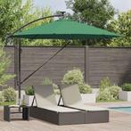 vidaXL Parasol Groen 294 x 294 x 248 cm Polyester en, Verzenden, Nieuw, 2 tot 3 meter