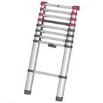 Hailo T80 Aluminium Telescoopladder 9 Treden 94-264 cm, Doe-het-zelf en Verbouw, Ladders en Trappen, Verzenden, Nieuw