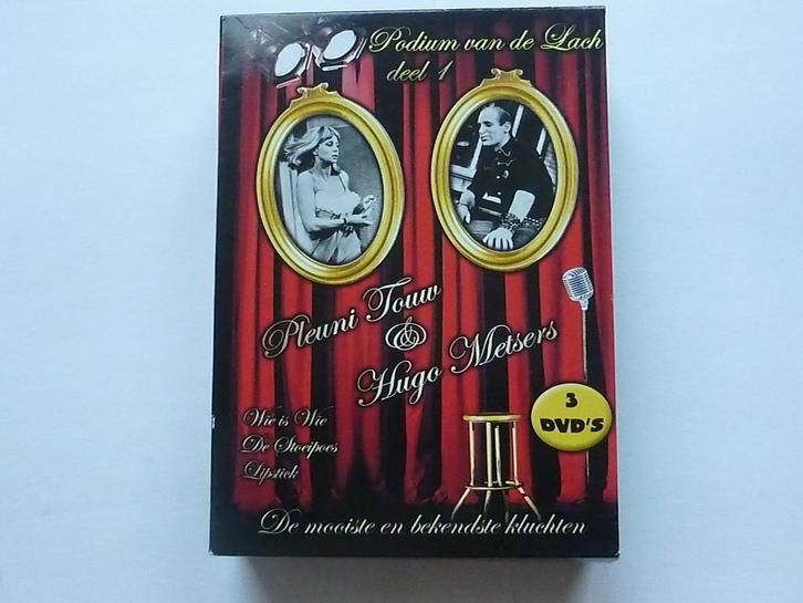 Pleuni Touw & Hugo Metsers - Podium van de lach Deel 1 (3 DV, Cd's en Dvd's, Dvd's | Cabaret en Sketches, Zo goed als nieuw, Verzenden
