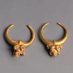 West-Aziatisch Goud Oorbellen met korrels