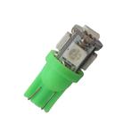 T10 - GROEN - 5 LED - 12V - 5050 SMD, Ophalen of Verzenden, Nieuw