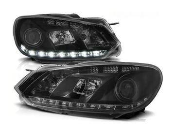 LED DRL koplampen Black geschikt voor VW Golf 6 beschikbaar voor biedingen