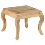 vidaXL Bijzettafel 45x45x40 cm massief mangohout, Huis en Inrichting, Tafels | Bijzettafels, Verzenden, Nieuw
