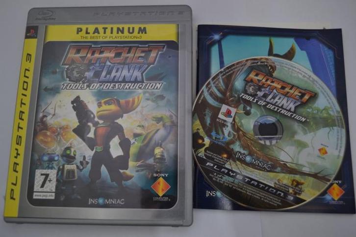 Ratchet & Clank Tools of Destruction - Platinum (PS3), Spelcomputers en Games, Games | Sony PlayStation 3, Zo goed als nieuw, Verzenden