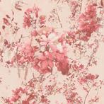 Profhome 378162-GU Bloemen behang mat rood roze 5,33 m2
