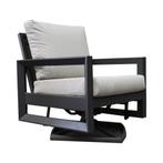 Showroommodel Vallena lounge schommelstoel aluminium, Ophalen of Verzenden, Nieuw