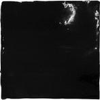 Wandtegel Sottocer Harmony Handvorm Negro Zwart Glans 13x13, Nieuw, Minder dan 20 cm, 10 m² of meer, Wandtegels